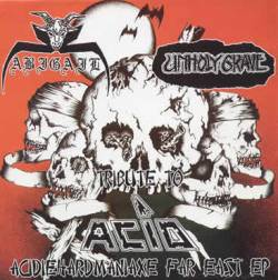 Unholy Grave : Tribute to Acid – Acidiehardmaniaxe Far East EP